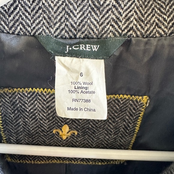 Vintage J.Crew Norfolk herringbone coat - Picture 2 of 5